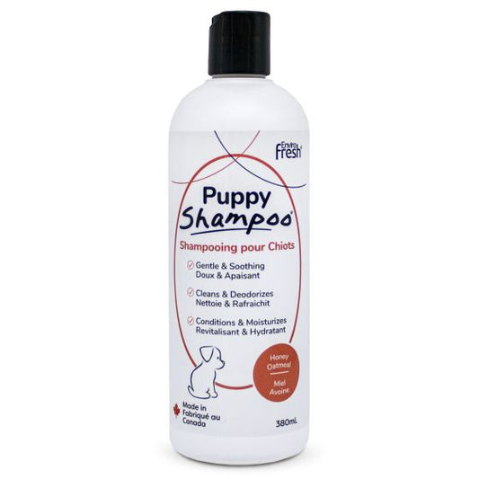 Envirofresh Gentle Puppy Shampoo Honey & Oatmeal, 380-ml