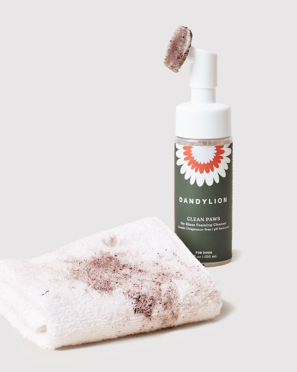 Dandylion Clean Paws No-Rinse Foaming Cleanser, 218-g