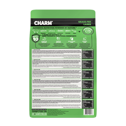 CHARM Grass-Fed Lamb Cat Food, 1.5-kg