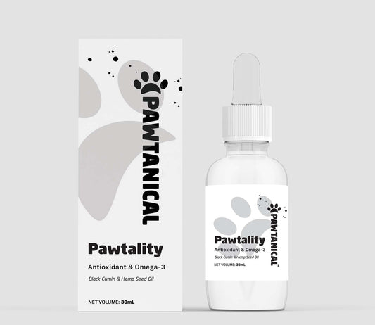 Pawtanical Pawtality Black Cumin & Hemp Seed Oil, 30-ml