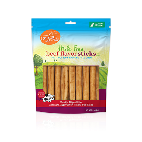 Canine Naturals® Hide Free Beef 5" Roll (10 Pack)