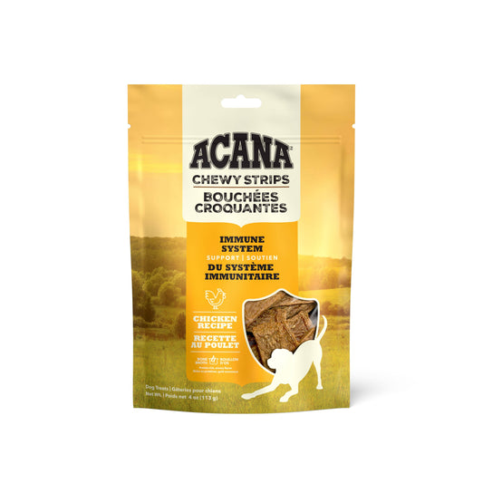 ACANA Chewy Strips Dog Treats Chicken Recipe, 113-g