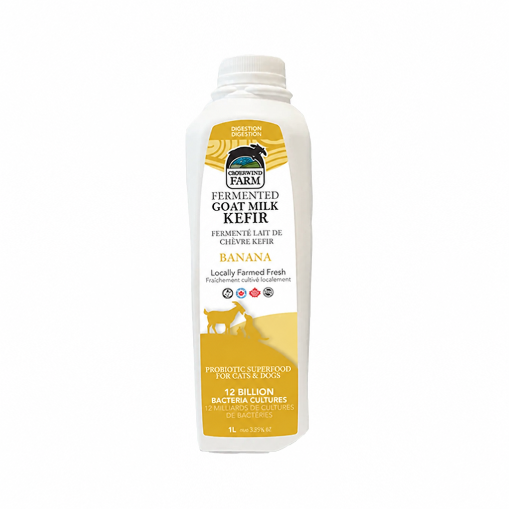 Crosswind Farm Frozen Fermented Goat Milk Kefir Banana 1-L Bowmanville Ontario