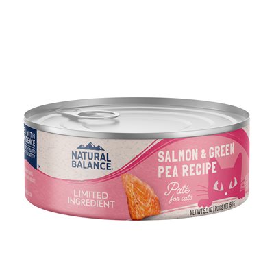Natural Balance LID Salmon Green Pea Pate Wet Cat Food 5.5-oz Courtice Ontario