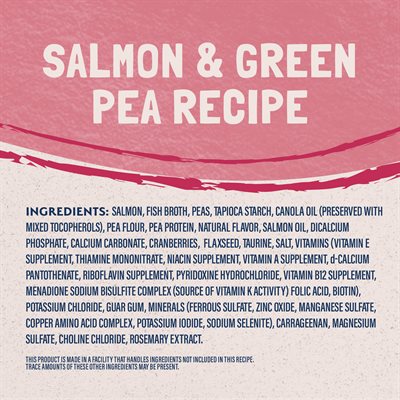 Natural Balance L.I.D. Limited Ingredient Salmon & Green Pea Pate Wet Cat Food, 5.5-oz