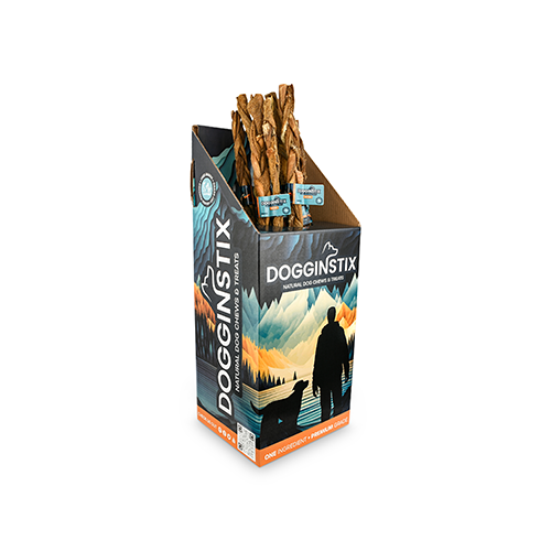DOGGINSTIX Braided Beef Tripe 24 inch natural dog chew treats 15 count braided tripe sticks for dogs