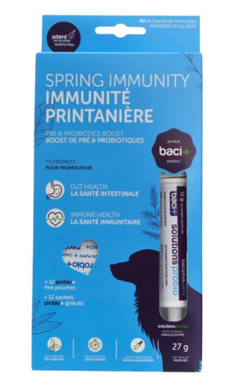 Baci Spring Immunity Pre & Probiotics Boost Dog - 27-g Tube