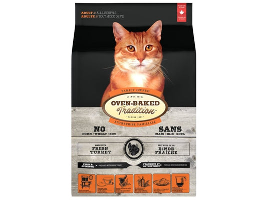 Oven-Baked Tradition Cat Adult Turkey, 350-g