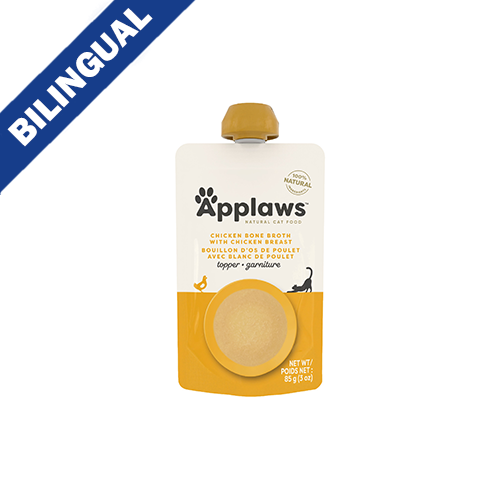 Applaws™ Chicken Bone Broth with Chicken Breast Topper for Cats, 85-gm