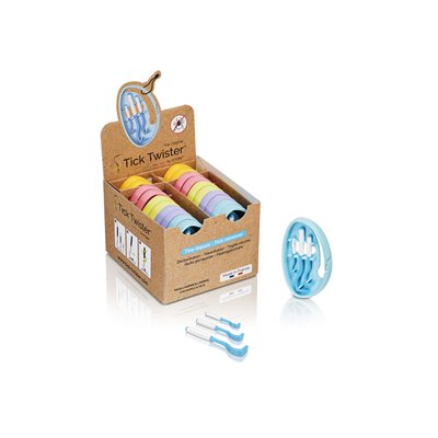 O'TOM Tick Twister 3-Pack ClipBox Assorted Colors