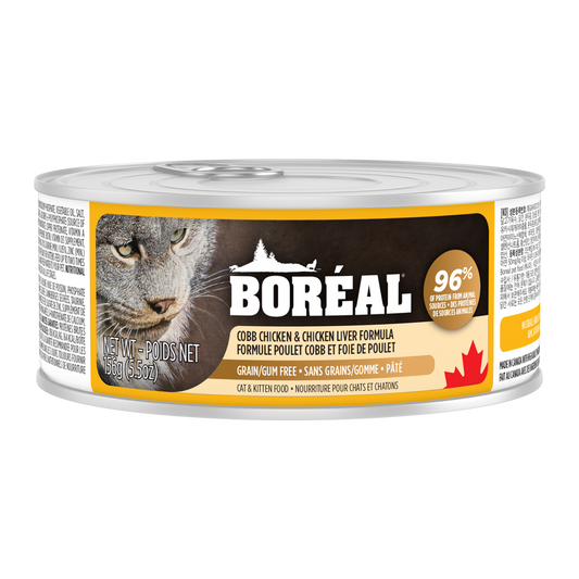 Boreal Cobb Chicken and Chicken Liver Canned Cat Food 5.5-oz Port Hope Ontario