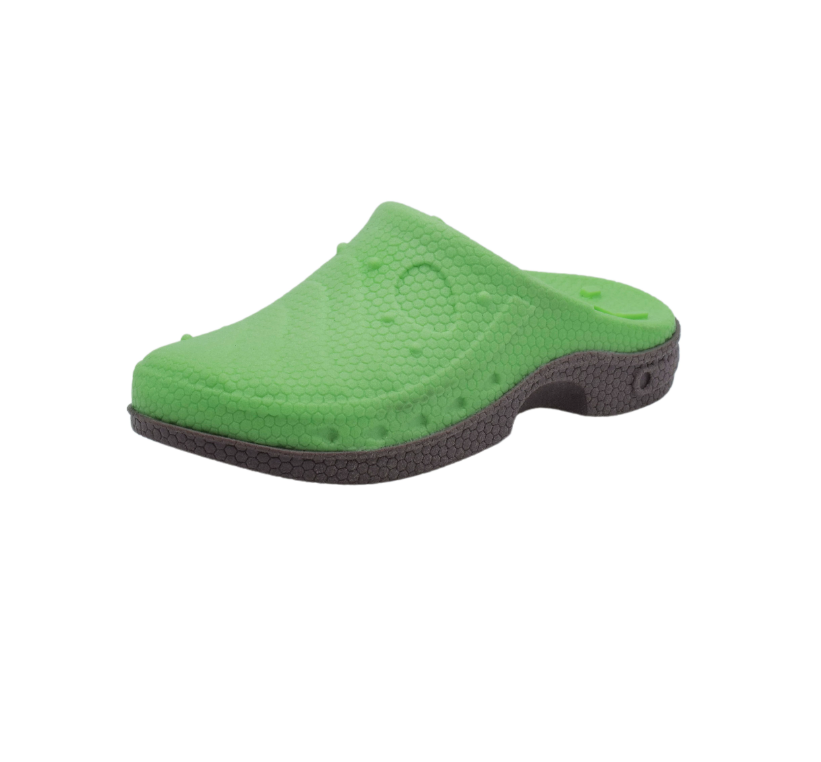 Bud'Z Floating Rubber Dog Toy With Squeaker - Sandal Green 8-in