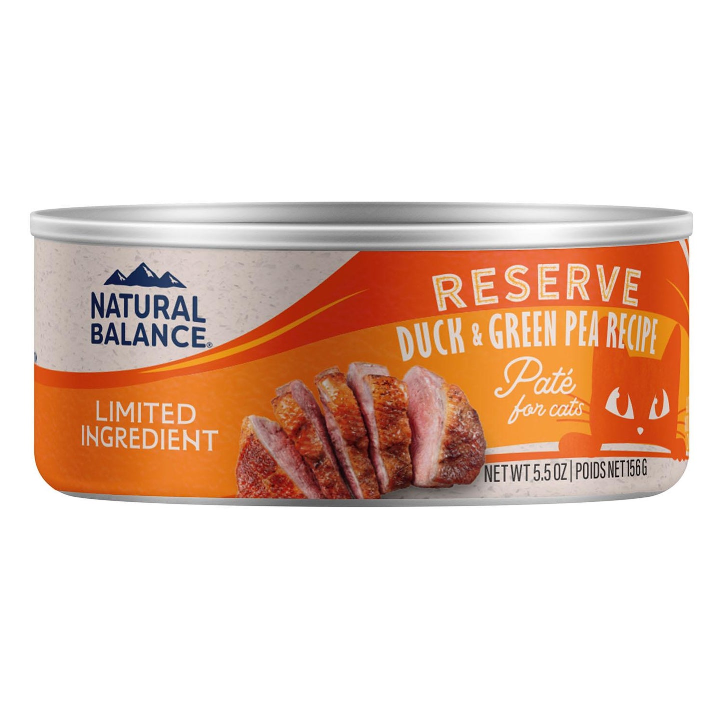 Natural Balance Cat LID Duck & Green Pea Formula Cans, 5.5-oz