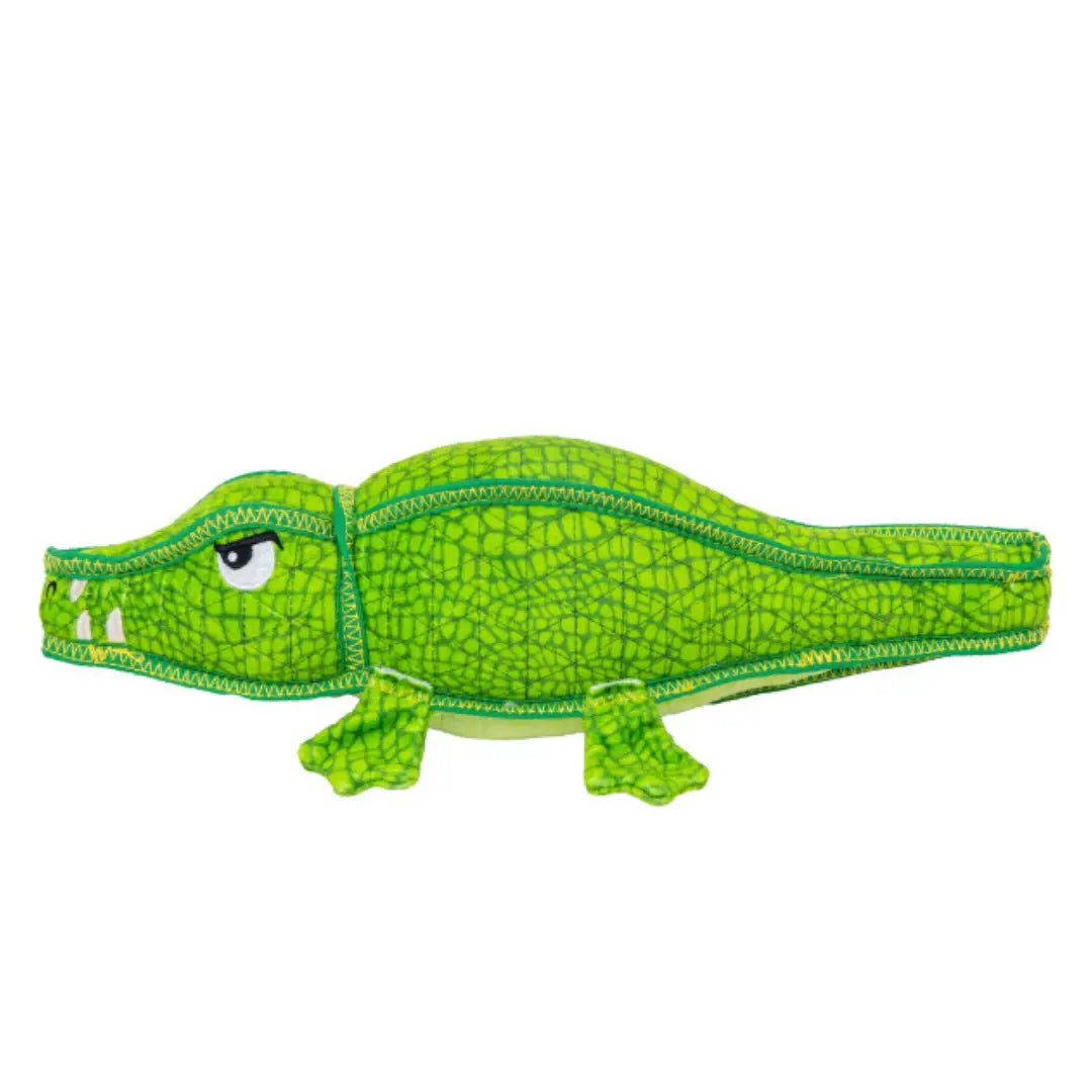 Outward Hound Xtreme Seamz Alligator Plush Dog Toy Medium