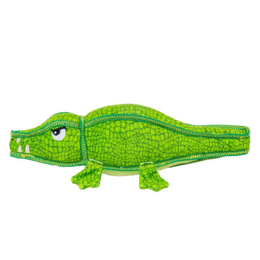 Outward Hound Xtreme Seamz Alligator Plush Dog Toy Medium