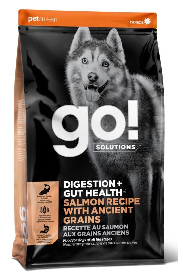 Go! Solutions Digestion + Gut Health Salmon with Ancient Grains Dry Dog Food 22 lb bag