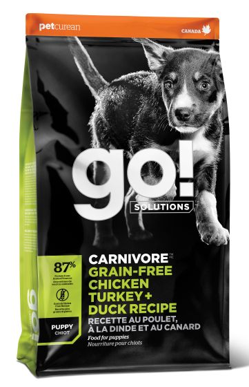 Go! Solutions Carnivore Chicken, Turkey + Duck Puppy Grain-Free Dry Dog Food, 3.5-lb (Size: 3.5-lb)