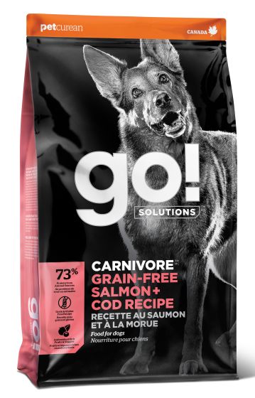 Go! Solutions Carnivore Salmon + Cod Grain-Free Dry Dog Food, 22-lb (Size: 22-lb)