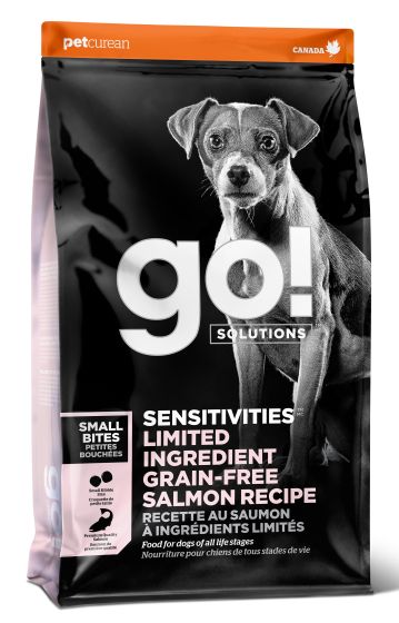 Go! Solutions Sensitivities Limited Ingredient Salmon Small Bites Grain-Free Dry Dog Food, 3.5-lb (Size: 3.5-lb)
