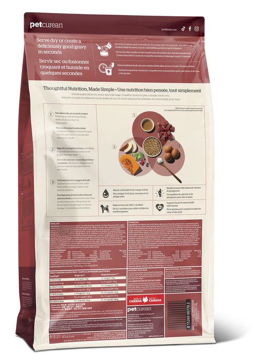 NOW FRESH Good Gravy Beef Recipe With Ancient Grains Senior Dog, 3.5-lb