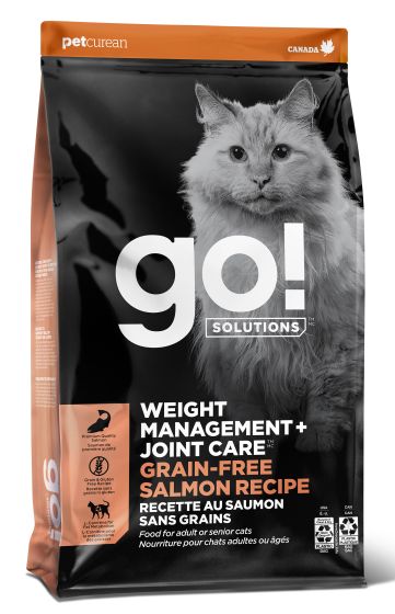 Go! Solutions Weight Management and Joint Care Grain-Free Salmon Recipe Dry Cat Food 12-lb bag
