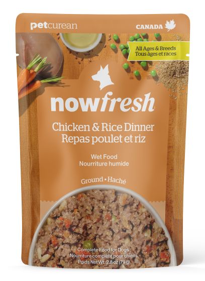 Now Fresh Ground Chicken & Rice Dinner Dog, 2.8-oz