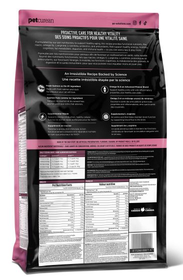 Go! Solutions Healthy Aging Grain-Free Salmon + Duck Recipe Dry Cat Food 3-lb