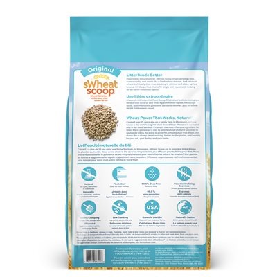 sWheat Scoop Fast-Clumping Wheat-Based Cat Litter 14LB