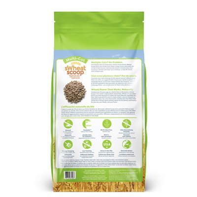 sWheat Scoop Multi-Cat Clumping Wheat-Based Cat Litter 28lb