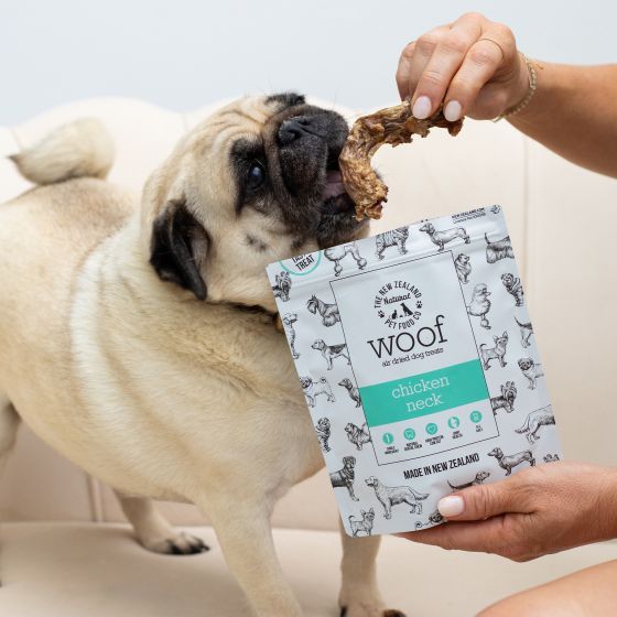 NZPF Air Dried Woof Treats - Chicken Neck - 50g