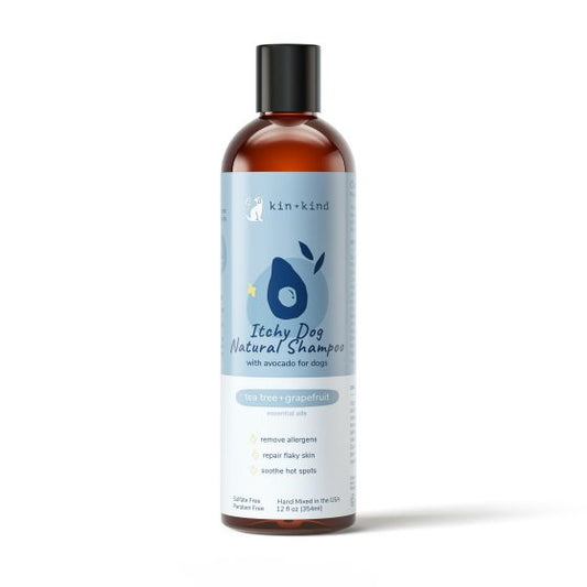 Kin + Kind Itchy Dog Shampoo (Tea Tree+Grapefruit) - 12-oz