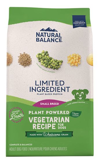 Natural Balance Vegetarian Formula Small Breed Bites Dog 12lb