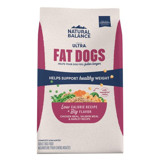 Natural Balance Original Ultra Fat Dogs Chicken Meal, Salmon Meal And Barley Recipe Dog 11lb