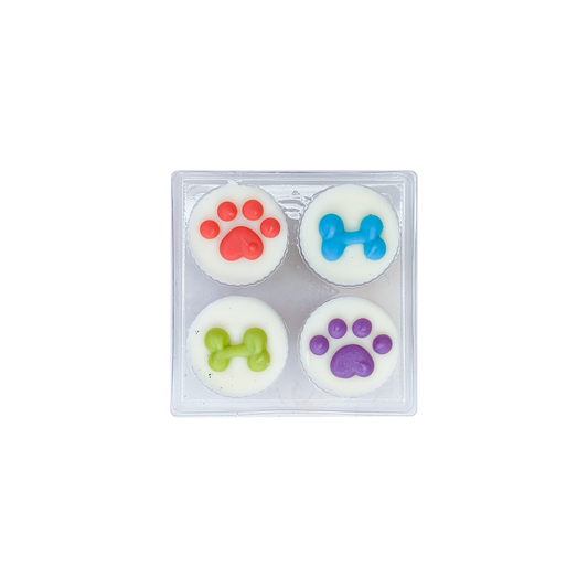 Bosco & Roxy's - Prepackaged Peanut Butter Flavoured Treat Cups - Birthday Theme - 4 Pack