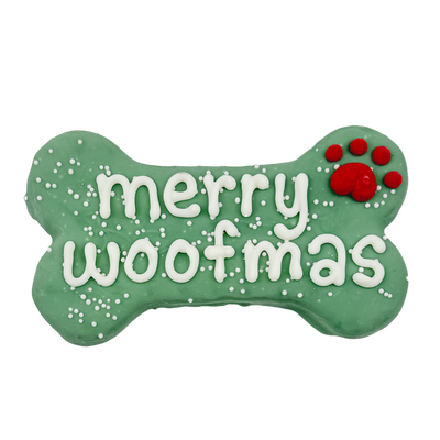 Bosco & Roxy's - Merry Woofmas Bone Biscuit - 6"