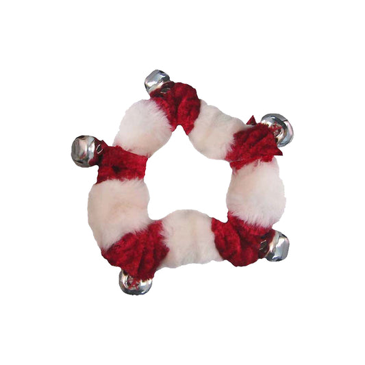 Outward Hound Holiday Bell Dog Collar, Red, Small (Size: Small)