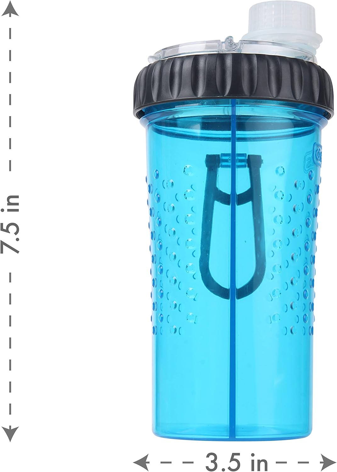 DEXAS Snack-Duo with Cup Pro Blue 24-oz
