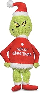 FETCH Merry Grinchmas Plush Grinch Dog Toy