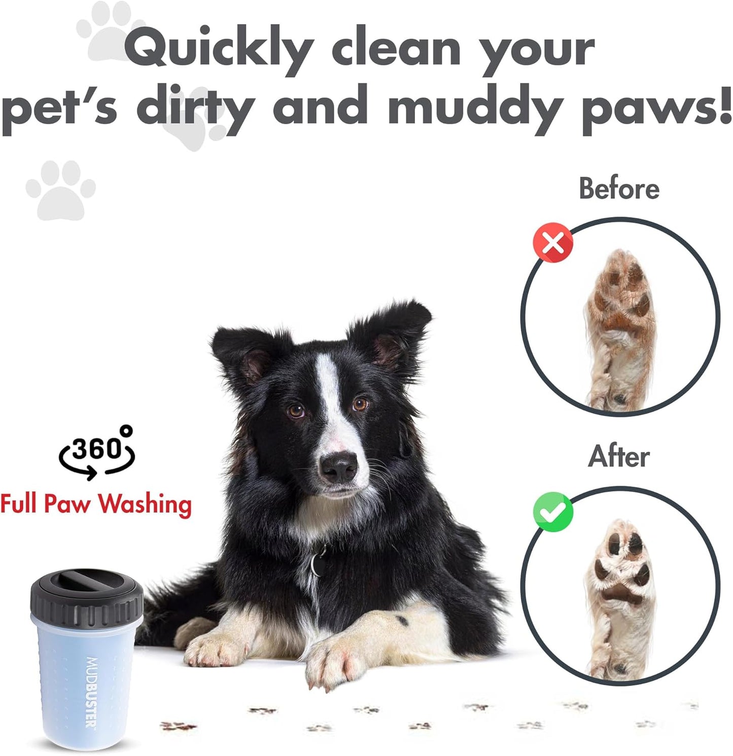 Dexas Lidded MudBuster Pro Blue Large