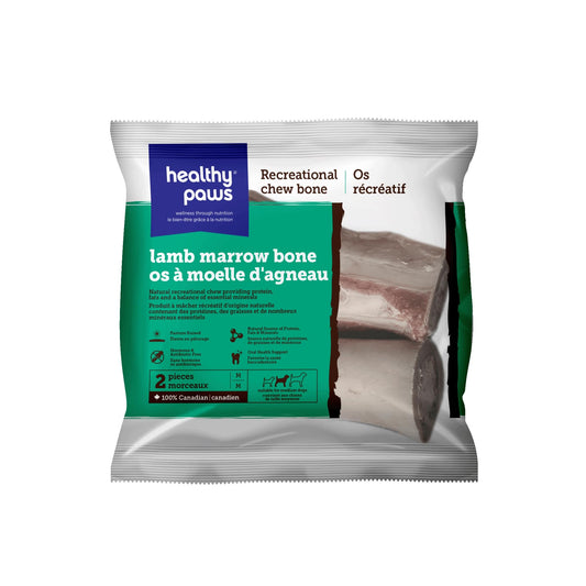 Healthy Paws Recreational Lamb Marrow Bone Medium - 2 pieces