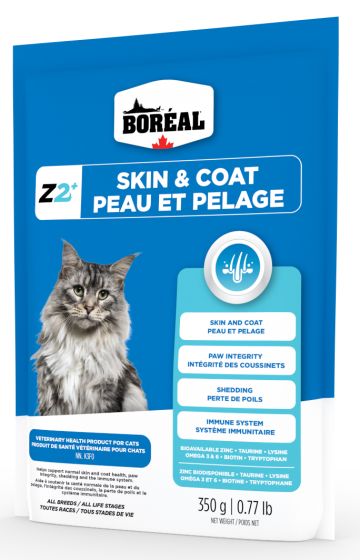 Boreal Zinpro Z2+ Skin And Coat Cat Supplement, 350g