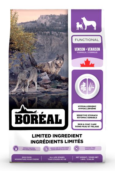 Boreal Functional Limited Ingredients All Breeds Venison Dog. 10-kg