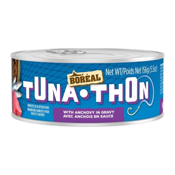 Boreal Tuna-Thon Red Meat Tuna in Gravy with Anchovy Wet Cat Food 156-g Port Hope Ontario