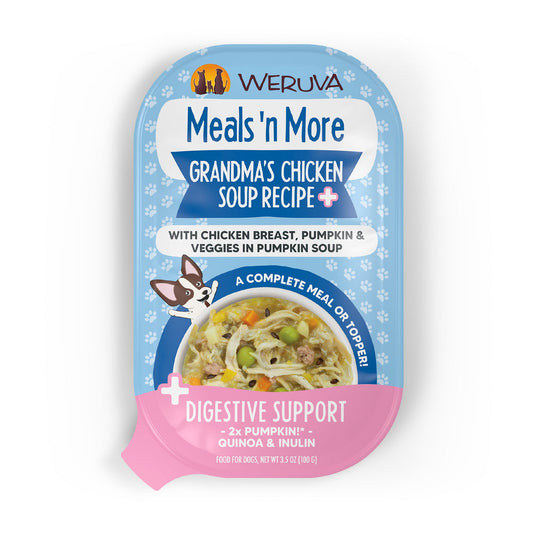 WERUVA MnM Grandma's Chicken Soup Plus Wet Dog Food, 3.5oz