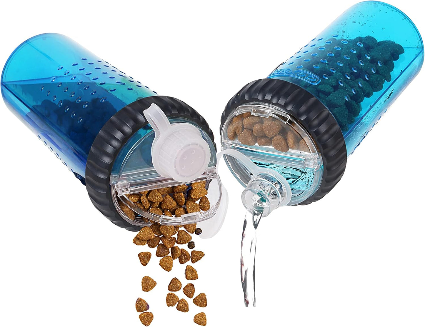 DEXAS Snack-Duo with Cup Pro Blue 24-oz