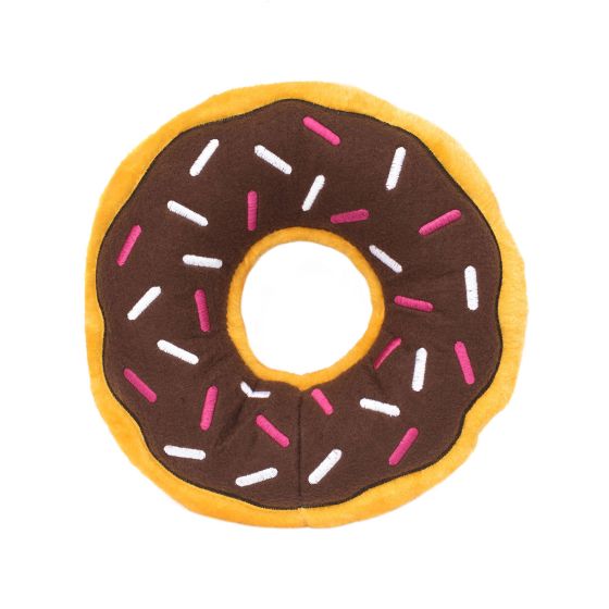 Zippy Paws Jumbo Donutz - Chocolate