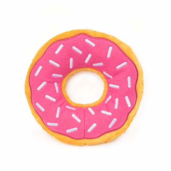 Zippy Paws Jumbo Donutz- Strawberry