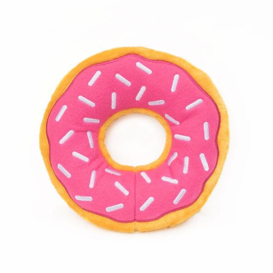 Zippy Paws Jumbo Donutz- Strawberry