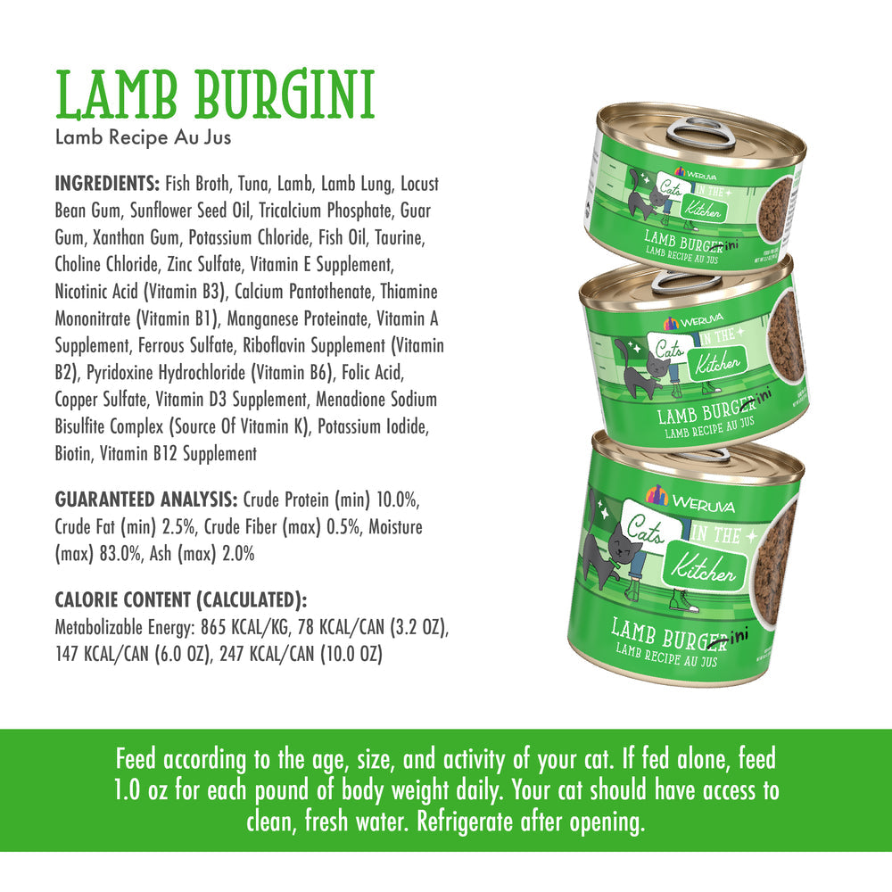 Weruva - Cat - Lamb burgini - 6oz