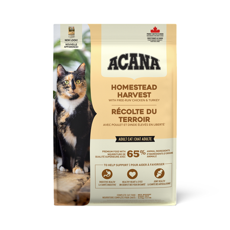 ACANA Homestead Harvest Dry Cat Food, 1.8-kg (Size: 1.8-kg)